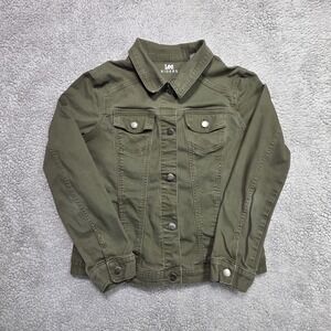 Riders‎ By Lee Womens Jean Denim Jacket Green Size LRG Casual Everyday Wear